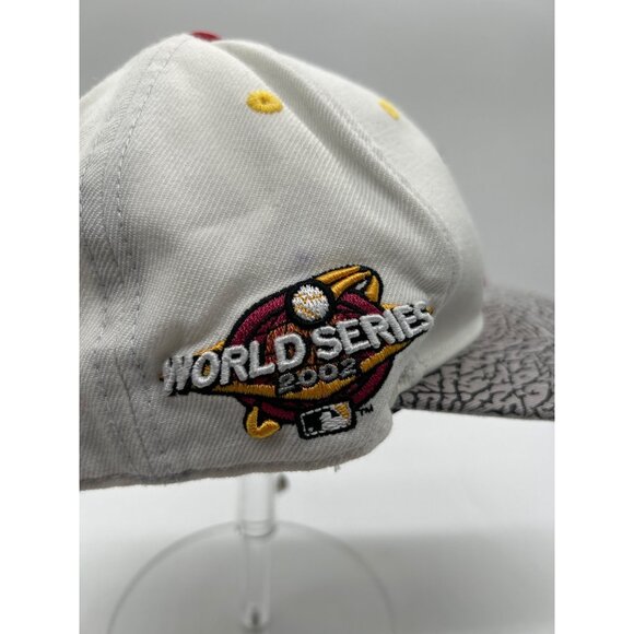 Los Angels Angels 2002 World Series Snapback Hat Embroidered Elephant Print Brim - Picture 5 of 9